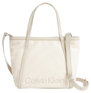 Calvin Klein Henkeltasche "CK SUMMER MINI SHOPPER REFIB" beige