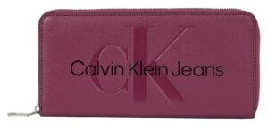 Calvin Klein Jeans Geldbörse "SCULPTED ZIP AROUND MONO"