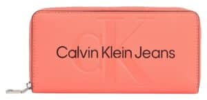 Calvin Klein Jeans Geldbörse "SCULPTED ZIP AROUND MONO"