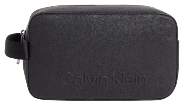 Calvin Klein Kosmetiktasche "CK CONNECT PU WASHBAG"