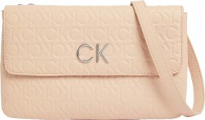Calvin Klein Umhängetasche "RE-LOCK DBL CROSSBODY EMB MONO"