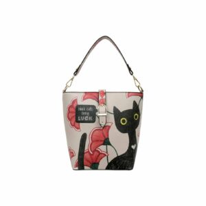 DOGO Handtasche "Black Cats Bring Luck"