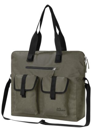 Jack Wolfskin Umhängetasche "TRAVELTOPIA SHOPPER 26" grün