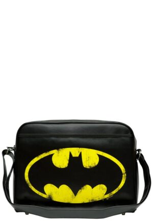 LOGOSHIRT Schultertasche "Batman - Logo"