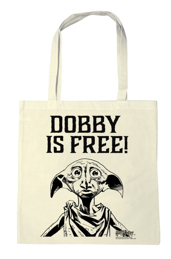 LOGOSHIRT Schultertasche "Harry Potter - Dobby Is Free"
