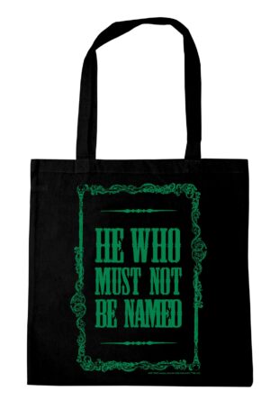 LOGOSHIRT Schultertasche "Harry Potter - He Who Must Not Be Named"