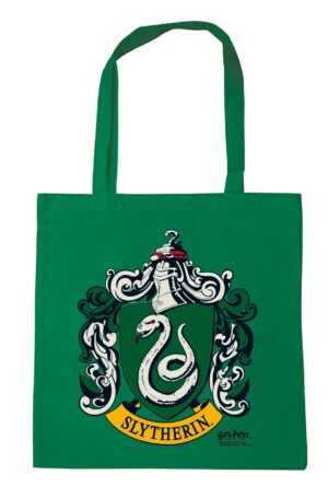 LOGOSHIRT Schultertasche "Harry Potter - Slytherin Logo"