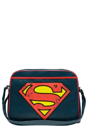 LOGOSHIRT Schultertasche "Superman - Logo"