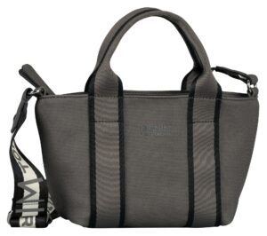 TOM TAILOR Denim Henkeltasche "Zip tote bag S" grau