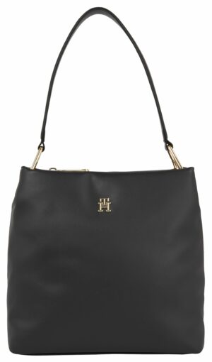 Tommy Hilfiger Beuteltasche "TH SOFT BUCKET" schwarz