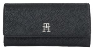 Tommy Hilfiger Geldbörse "TH EMBLEM LARGE FLAP" schwarz