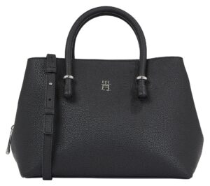 Tommy Hilfiger Henkeltasche "TH EMBLEM SATCHEL" schwarz