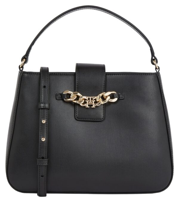 Tommy Hilfiger Henkeltasche "TH LUXE SATCHEL" schwarz