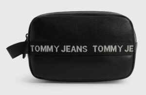 Tommy Jeans Kosmetiktasche "TJM ESSENTIAL LEATHER WASHBAG"