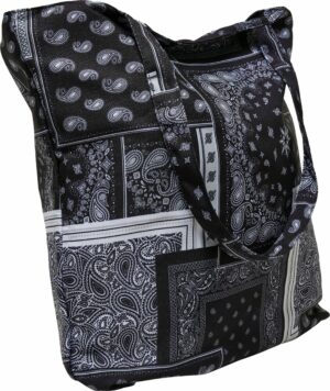 URBAN CLASSICS Umhängetasche "Unisex Bandana Patchwork Print Tote Bag"